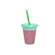 16oz Plastic Color Changing Cups w/ Lids & Straws | https://www.bestnamebadges.com
