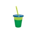 16oz Plastic Color Changing Cups w/ Lids & Straws | https://www.bestnamebadges.com