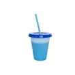16oz Plastic Color Changing Cups w/ Lids & Straws | https://www.bestnamebadges.com