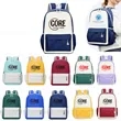 Custom Logo School Backpack with Large Storage Pocket | https://www.bestnamebadges.com