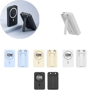 100030mAh Magnetic Wireless Power Bank With Phone Stand