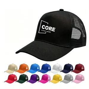 Custom Logo Mesh Trucker Cap With Adjustable Snapback