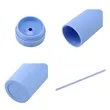 16oz Double Wall Plastic Tumbler With Straw And Lid | https://www.bestnamebadges.com