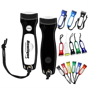 Custom PVC Flashlight Keychain Magnet With Led Light