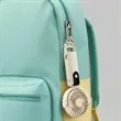 Portable Mini Handheld Fan With Clip And Digital Display | https://www.bestnamebadges.com