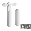 Portable Retractable Quiet USB Handheld Desk Fan | https://www.bestnamebadges.com