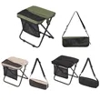 Portable Folding Camping Stool with Mesh Pocket | https://www.bestnamebadges.com