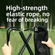 Portable Folding Camping Stool with Mesh Pocket | https://www.bestnamebadges.com