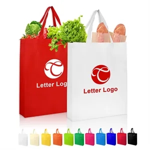 Heat Sealed Non-Woven Shopping Tote Bag(12" x 15" x 4")