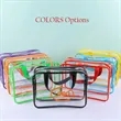 Big Transparent Beach Waterproof Sandproof Tote Toiletry Bag | https://www.bestnamebadges.com
