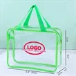 Big Transparent Beach Waterproof Sandproof Tote Toiletry Bag | https://www.bestnamebadges.com