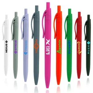 Retractable Matte Sleek Write Rubberized Ballpoint Pen