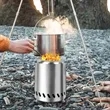 Small Portable 5.5" Smokeless Tabletop Fire Pit Outdoor | https://www.bestnamebadges.com