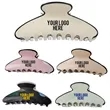 Custom Large Strong Hold Non-Slip Shark Hair Claw Clips | https://www.bestnamebadges.com