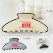 Custom Large Strong Hold Non-Slip Shark Hair Claw Clips | https://www.bestnamebadges.com