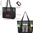 Extra Large Foldable Mesh Beach Tote Pocket Pool Bag | https://www.bestnamebadges.com