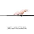7' Heavy Duty Aluminum Market Umbrella With 6 Panels | https://www.bestnamebadges.com