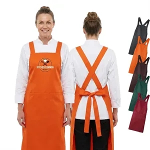 12 oz Woven knitted Kitchen Apron w/ Thick Strap & 2 pockets