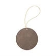 Leatherette Round Ornaments | https://www.bestnamebadges.com
