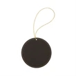 Leatherette Round Ornaments | https://www.bestnamebadges.com