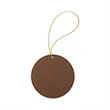 Leatherette Round Ornaments | https://www.bestnamebadges.com