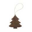 Leatherette Tree Ornaments | https://www.bestnamebadges.com