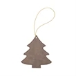 Leatherette Tree Ornaments | https://www.bestnamebadges.com