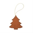 Leatherette Tree Ornaments | https://www.bestnamebadges.com