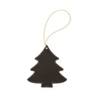 Leatherette Tree Ornaments | https://www.bestnamebadges.com