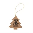 Leatherette Tree Ornaments | https://www.bestnamebadges.com