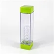 Square Water Bottle With Fruit Infuser 16 oz | https://www.bestnamebadges.com