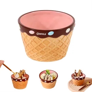 10 OZ Ceramic Souffle Pudding Bowl & Dessert Cup
