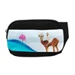 Sublimation Blank Heat Transfer Waist Bag | https://www.bestnamebadges.com
