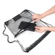 PVC With Mesh Pockets Backpack | https://www.bestnamebadges.com