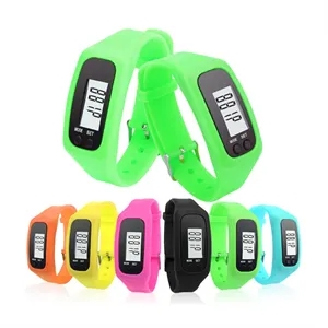 Silicone Watch Digital Pedometer