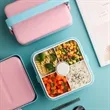 Square Handheld Students Compartment Lunch Box | https://www.bestnamebadges.com