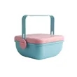Square Handheld Students Compartment Lunch Box | https://www.bestnamebadges.com