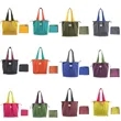 Foldable Drawstring Shopping Bag | https://www.bestnamebadges.com