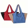 Multi-functional Foldable Large Capacity Polyester Tote Bag | https://www.bestnamebadges.com
