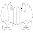 PVC Large Nose Piggy Bank | https://www.bestnamebadges.com