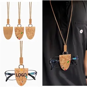 Cork Magnetic Glasses Holder Neck Lanyard