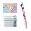 6 In 1 Retractable Multicolor Ballpoint Pen | https://www.bestnamebadges.com