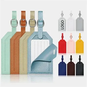 PU Leather Luggage Bag Tag
