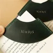 Leather Arched Bookmark | https://www.bestnamebadges.com