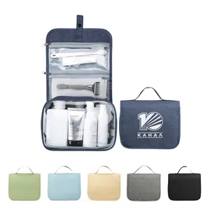 Foldable Toiletry Bag w/ Custom Imprint