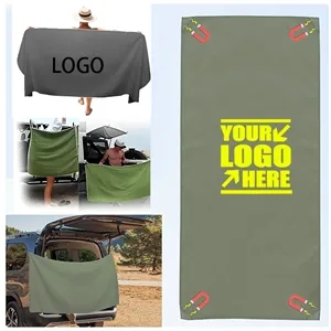 Microfiber Magnetic Beach Towel