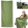 Microfiber Magnetic Beach Towel | https://www.bestnamebadges.com