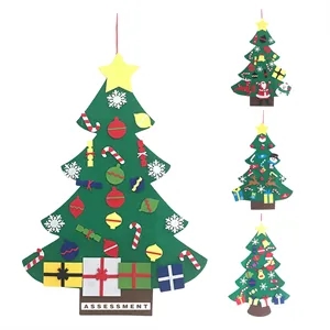 DIY Felt Christmas Tree With Ornaments