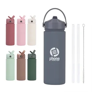 26 oz Insulated Water Bottle with Straw