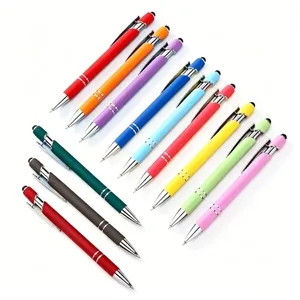 Alloy Retractable Multicolor Touch Ballpoint Pen